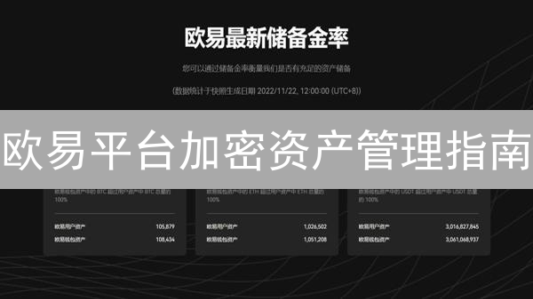 欧易平台加密资产管理指南：安全、概览与技巧