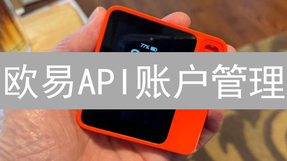 欧易API账户管理：深度解析、创建、权限配置与安全维护指南