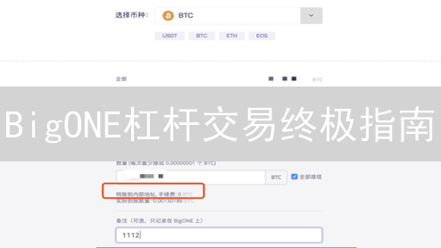 BigONE杠杆交易终极指南：3分钟学会，告别爆仓！