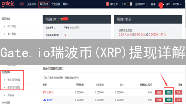 Gate.io瑞波币(XRP)提现详解：手续费、流程及优化策略