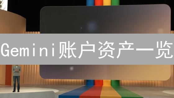 Gemini账户资产一览：快速掌握你的加密财富！
